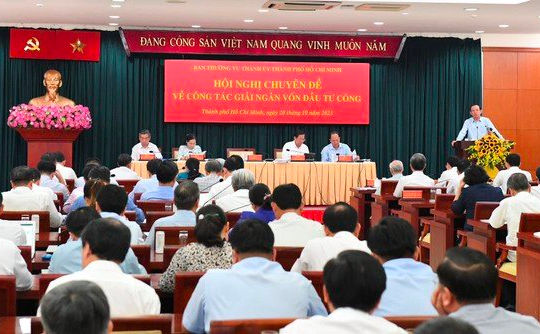 Thành phố Hồ Chí Minh bàn giải pháp thúc đẩy giải ngân đầu tư công