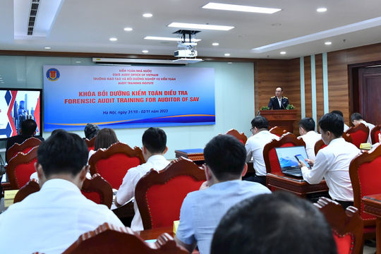 Kiểm toán nhà nước tổ chức đào tạo chuyên sâu về kiểm toán điều tra Kiểm toán nhà nước tổ chức đào tạo chuyên sâu về kiểm toán điều tra