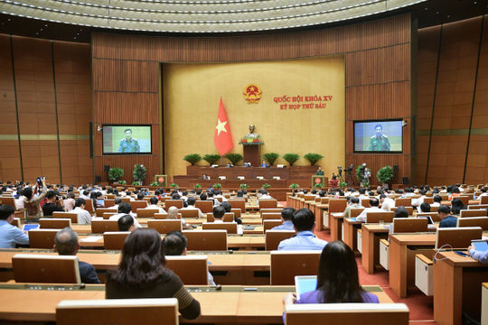 Đại tướng Phan Văn Giang trình dự Luật Công nghiệp quốc phòng, an ninh và động viên công nghiệp