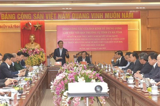 Hà Tĩnh cần nâng cao tỷ trọng đóng góp của kinh tế biển  