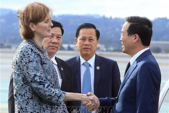Chủ tịch nước đến Hoa Kỳ, bắt đầu chương trình tham dự Tuần lễ Cấp cao APEC 2023
