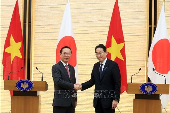 Tuyên bố Chung nâng cấp quan hệ Việt Nam-Nhật Bản: Đối tác Chiến lược Toàn diện Tuyên bố Chung nâng cấp quan hệ Việt Nam-Nhật Bản: Đối tác Chiến lược Toàn diện
