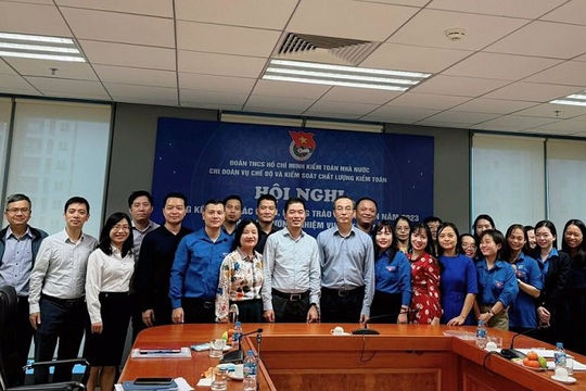 Chi đoàn Vụ Chế độ và Kiểm soát chất lượng kiểm toán hoàn thành toàn diện các nhiệm vụ công tác