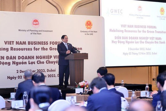 Việt Nam là địa chỉ tin cậy để đầu tư, thúc đẩy chuyển đổi xanh
