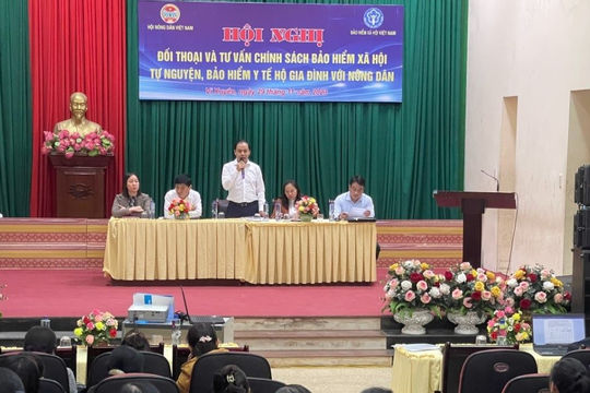 Hà Giang: Đối thoại chính sách bảo hiểm xã hội tự nguyện, bảo hiểm y tế hộ gia đình