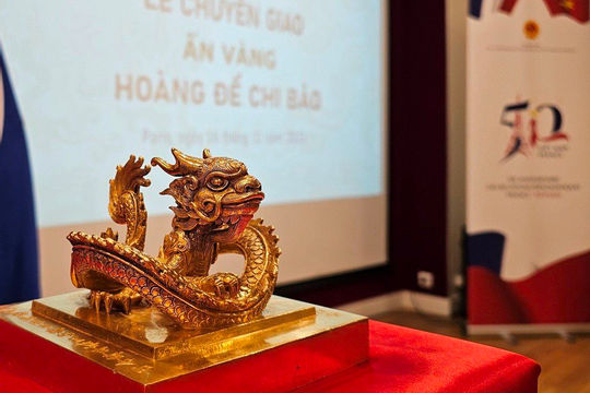 “Ấn vàng Hoàng đế chi bảo hồi hương” được đề cử là sự kiện tiêu biểu năm 2023