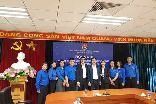Chi đoàn Vụ Pháp chế hoàn thành xuất sắc công tác đoàn năm 2023