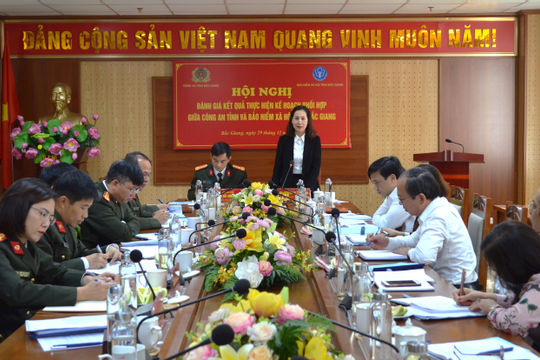 Phối hợp giữa công an tỉnh và Bảo hiểm xã hội tỉnh Bắc Giang đạt nhiều kết quả tích cực