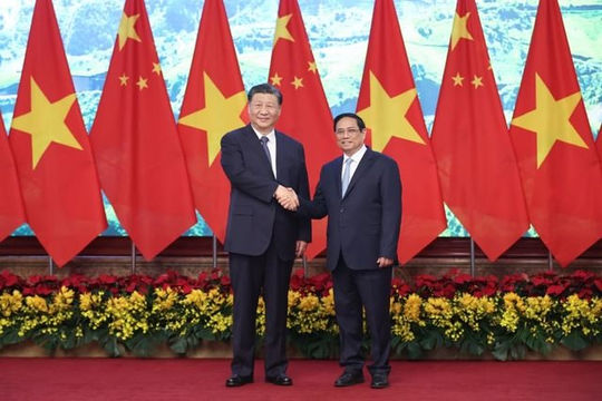 Thủ tướng Phạm Minh Chính hội kiến Tổng Bí thư, Chủ tịch nước Trung Quốc Tập Cận Bình Thủ tướng Phạm Minh Chính hội kiến Tổng Bí thư, Chủ tịch nước Trung Quốc Tập Cận Bình