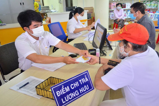 Chi trả gộp lương hưu, trợ cấp bảo hiểm xã hội tháng 1, tháng 2/2024