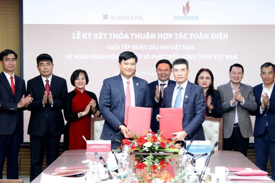 Petrovietnam và Agribank hợp tác toàn diện Petrovietnam và Agribank hợp tác toàn diện