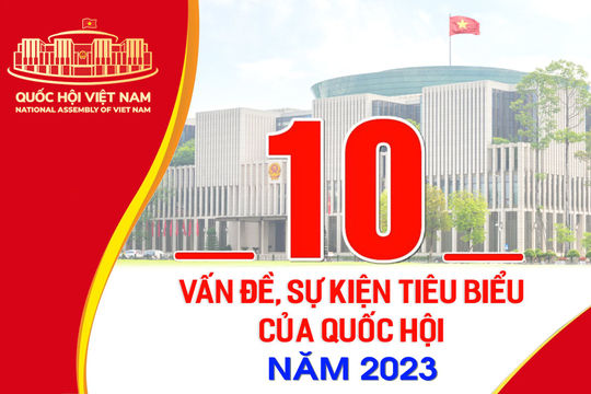 10 vấn đề, sự kiện tiêu biểu của Quốc hội năm 2023