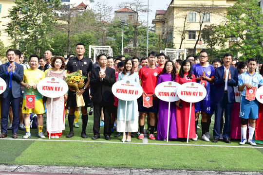 Khai mạc Giải bóng đá mini kỷ niệm 30 năm thành lập Kiểm toán nhà nước