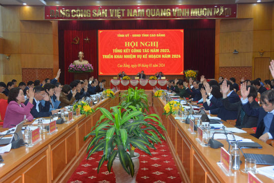 Cao Bằng: Phấn đấu hoàn thành các mục tiêu, nhiệm vụ năm 2024 Cao Bằng: Phấn đấu hoàn thành các mục tiêu, nhiệm vụ năm 2024