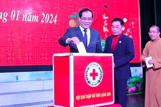 Lạng Sơn phát động ủng hộ Quỹ Nhân đạo và Phong trào Tết Nhân ái  Lạng Sơn phát động ủng hộ Quỹ Nhân đạo và Phong trào Tết Nhân ái