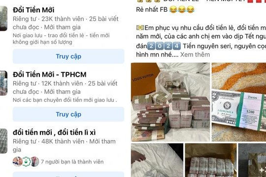 Dịch vụ đổi tiền mới sôi động Dịch vụ đổi tiền mới sôi động