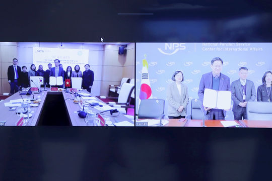 Việt Nam - Hàn Quốc ký thỏa thuận thực hiện Hiệp định Bảo hiểm xã hội