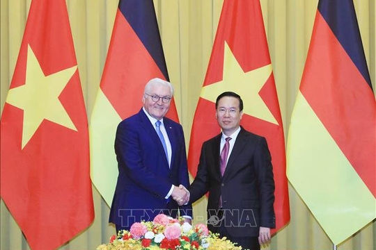 Chủ tịch nước Võ Văn Thưởng hội đàm với Tổng thống Đức Chủ tịch nước Võ Văn Thưởng hội đàm với Tổng thống Đức