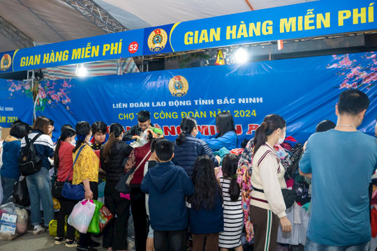 Hơn 4.241 tỉ đồng chăm lo cho người lao động trước Tết Nguyên đán 2024 Hơn 4.241 tỉ đồng chăm lo cho người lao động trước Tết Nguyên đán 2024