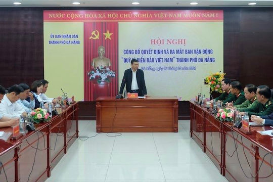 Đà Nẵng ra mắt Ban vận động “Quỹ vì biển, đảo Việt Nam” Đà Nẵng ra mắt Ban vận động “Quỹ vì biển, đảo Việt Nam”