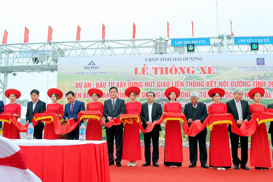 Hải Dương thông xe nút giao đường tỉnh 392 với cao tốc Hà Nội - Hải Phòng Hải Dương thông xe nút giao đường tỉnh 392 với cao tốc Hà Nội - Hải Phòng