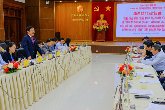 Quảng Trị: Đạt và vượt mục tiêu sắp xếp, tổ chức lại các đơn vị sự nghiệp công lập