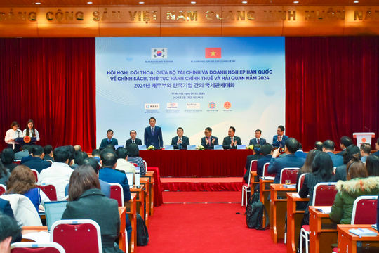 Số thu ngân sách nhà nước từ doanh nghiệp Hàn Quốc tăng hằng năm