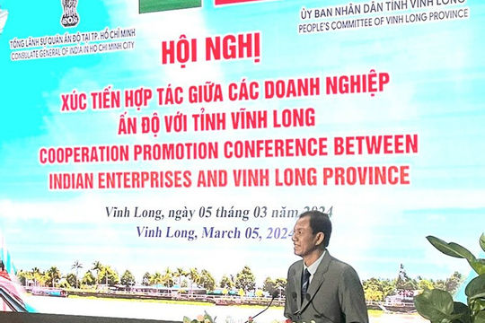 Vĩnh Long tăng cường xúc tiến lĩnh vực giáo dục, y tế, công nghệ thông tin với doanh nghiệp Ấn Độ