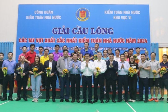 Tổ chức thành công Giải cầu lông hướng tới kỷ niệm 30 năm  thành lập Kiểm toán nhà nước