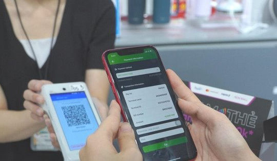 Thanh toán qua QR code tăng mạnh Thanh toán qua QR code tăng mạnh