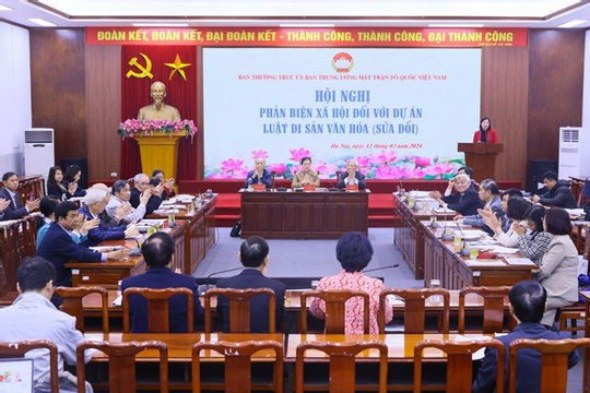 Tạo sự đồng thuận xã hội đối với Dự án Luật Di sản văn hóa (sửa đổi)