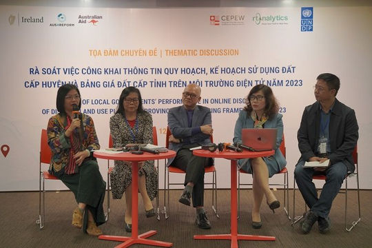 Còn nhiều dư địa cần cải thiện về công khai thông tin đất đai