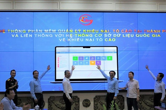 Thành phố Hồ Chí Minh: Vận hành phần mềm Hệ thống quản lý khiếu nại, tố cáo Thành phố Hồ Chí Minh: Vận hành phần mềm Hệ thống quản lý khiếu nại, tố cáo