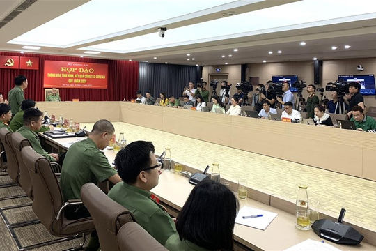 Bộ Công an thông tin về kết quả hoạt động trong quý I/2024