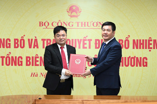 Bổ nhiệm Nhà báo Nguyễn Văn Minh giữ chức vụ Tổng Biên tập Báo Công Thương Bổ nhiệm Nhà báo Nguyễn Văn Minh giữ chức vụ Tổng Biên tập Báo Công Thương