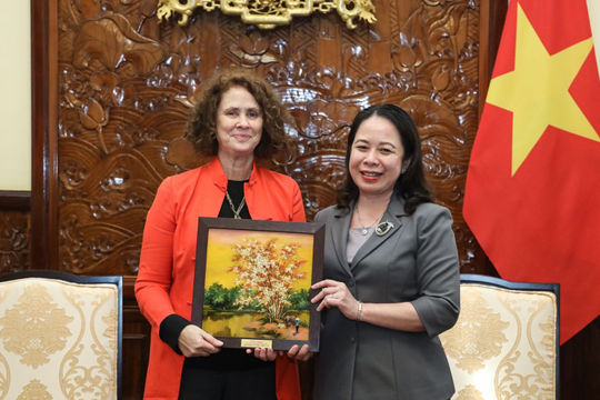 Quyền Chủ tịch nước tiếp Giám đốc quốc gia WB tại Việt Nam