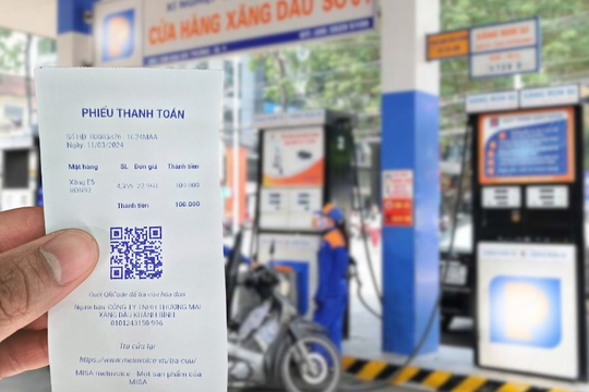 Triển khai hóa đơn điện tử trong bán lẻ xăng dầu là kinh nghiệm tốt để triển khai với dịch vụ khác