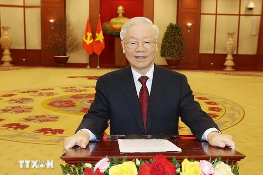 Tổng Bí thư Nguyễn Phú Trọng gửi Thư chúc mừng Năm mới hai nước Lào và Campuchia Tổng Bí thư Nguyễn Phú Trọng gửi Thư chúc mừng Năm mới hai nước Lào và Campuchia