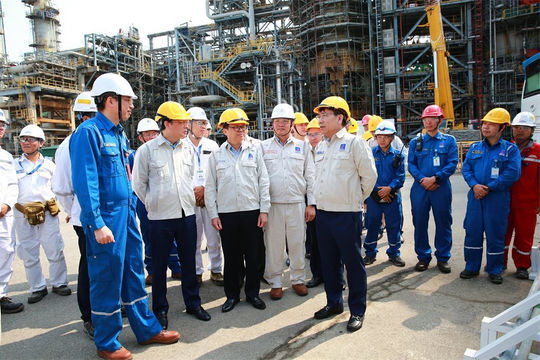 Bảo dưỡng Nhà máy Lọc dầu Dung Quất đang vượt tiến độ