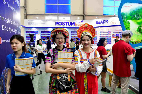 Không gian văn hóa đặc sắc tại Hội chợ Du lịch Quốc tế Việt Nam 2024
