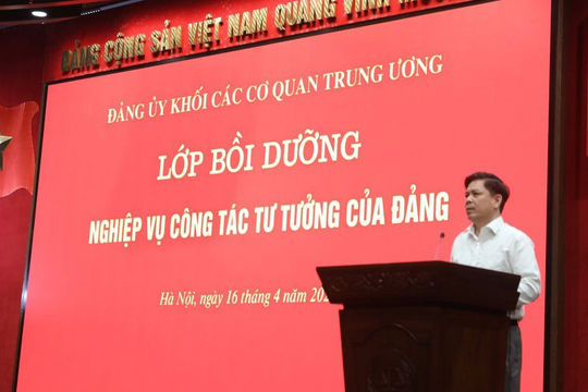 Bồi dưỡng nghiệp vụ công tác tư tưởng của Đảng