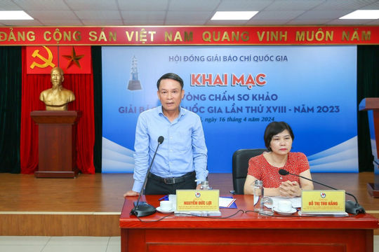 Đang chấm sơ khảo Giải báo chí Quốc gia lần thứ XVIII năm 2023  Đang chấm sơ khảo Giải báo chí Quốc gia lần thứ XVIII năm 2023