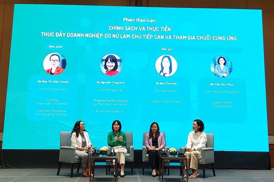 Hỗ trợ doanh nghiệp do phụ nữ làm chủ tham gia chuỗi cung ứng toàn cầu