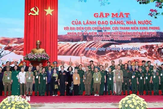 Gặp mặt cựu chiến binh, cựu thanh niên xung phong tham gia chiến dịch Điện Biên Phủ
