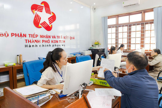 Cải cách hành chính tỉnh Kon Tum tăng 12 bậc Cải cách hành chính tỉnh Kon Tum tăng 12 bậc