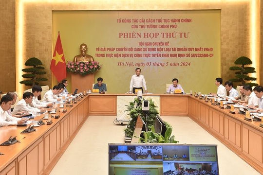 Sử dụng duy nhất tài khoản VNeID khi thực hiện dịch vụ công trực tuyến từ 1/7 Sử dụng duy nhất tài khoản VNeID khi thực hiện dịch vụ công trực tuyến từ 1/7