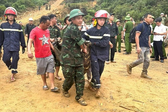 Tập trung khắc phục hậu quả sự cố sạt lở đất tại Kỳ Liên (Hà Tĩnh)