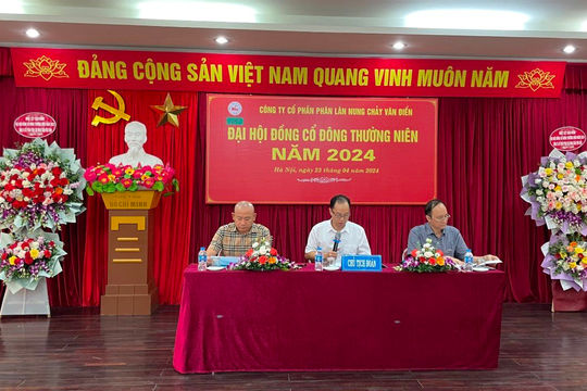 Công ty CP Phân lân nung chảy Văn Điển: Chia cổ tức cao hơn dự kiến 