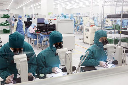 Ngành linh kiện điện tử - động lực chính cho tăng trưởng kinh tế Vĩnh Phúc