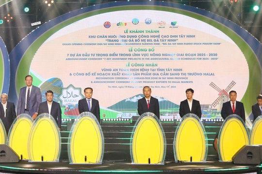 Tây Ninh: Công bố 7 dự án nông nghiệp ứng dụng công nghệ cao 